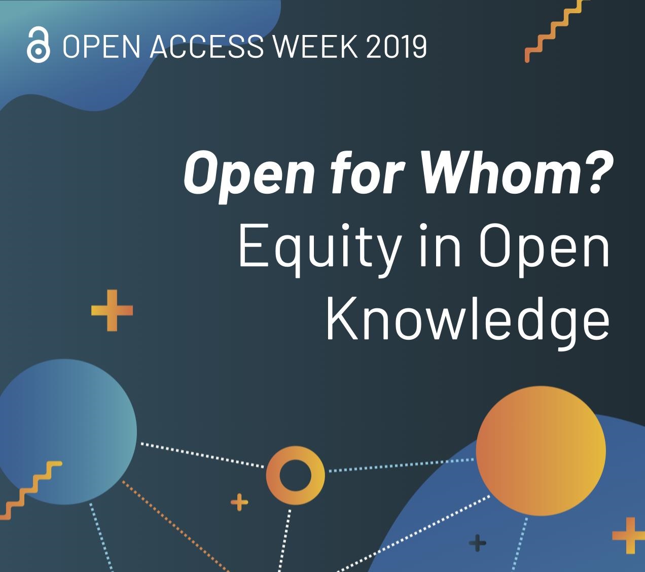 Plakat wydarzenia "Otwartość dla kogo? Powszechny dostęp do wiedzy"