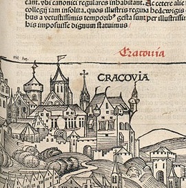 Fragment starodruku Liber chronicarum.