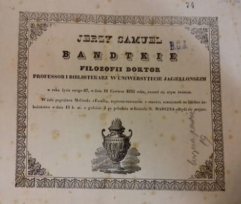 Zdjęcie nr 5 (16)
                                	                             Klepsydra Jerzego Samuela Bandtkiego [z:] Klepsydry ozdobne wydane 1830-1900
                            
