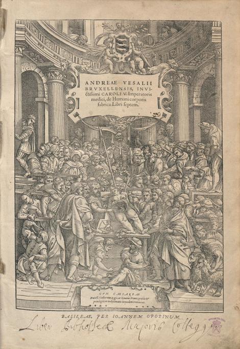 Zdjęcie nr 6 (21)
                                	                             Andreas Vesalius, De humani corporis fabrica libri VII ; Bazylea, Ioannes Oporinus, 1555. 2o
                            
