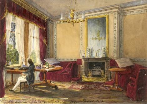 Photo no. 4 (19)
                                                         Potocka Aleksandra (1818-1892), London salonik Hrabiny Arturowej Potockiej : Dover Street Nº 3, Londyn 1839
                            